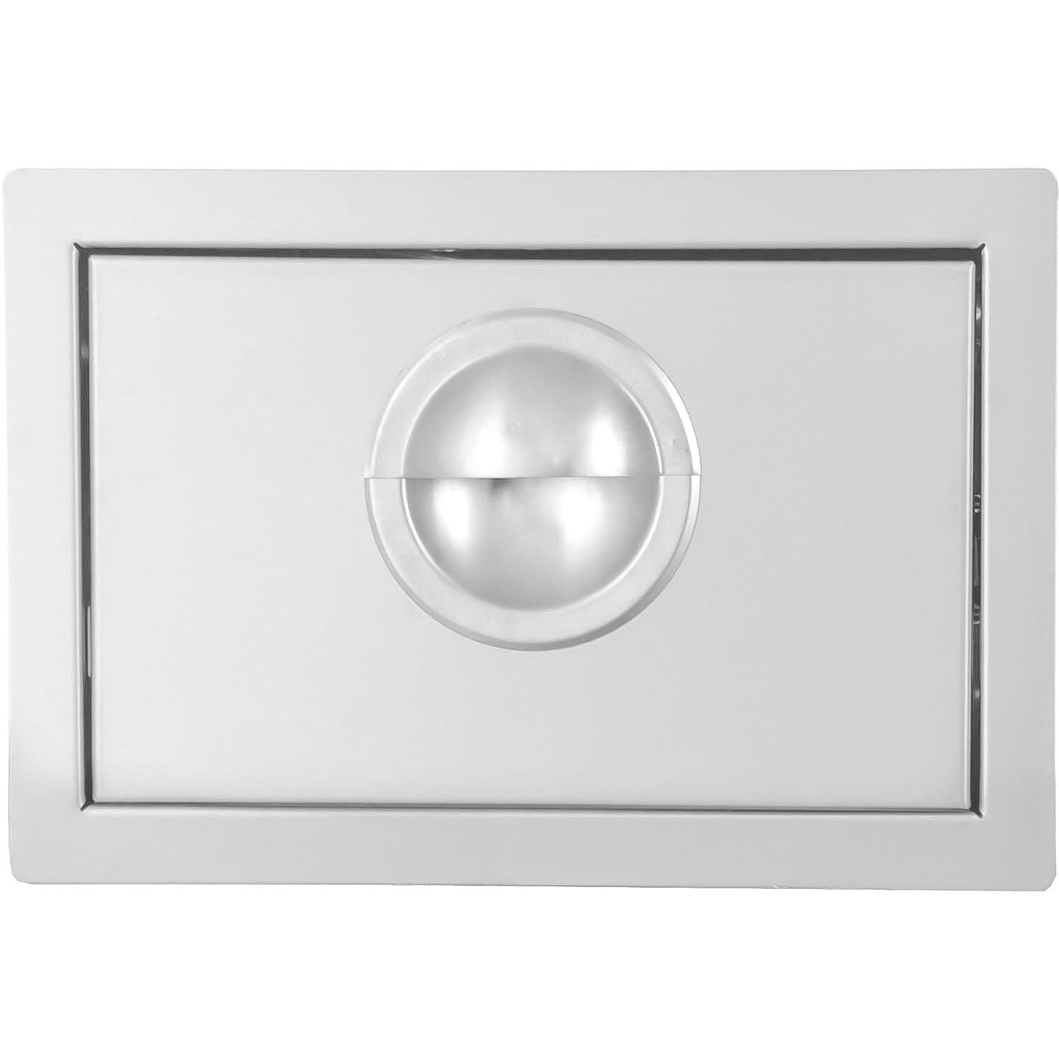 BBQGuys Portofino Series 14-Inch Stainless Steel Single Access Drawer - DISCONTINUED