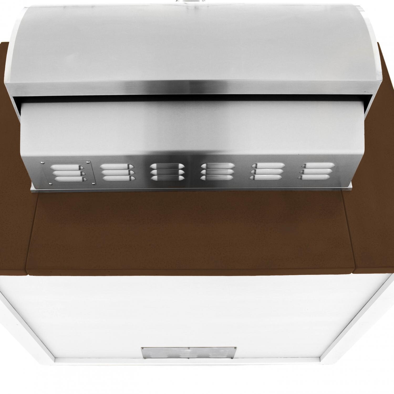 Overhead View To Show Charcoal Brown Countertop thumbnail