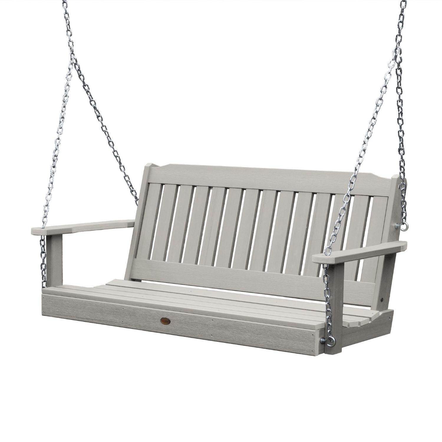 Lakeview Outdoor Deigns Hart Lane 5-Foot Porch Swing - Harbor Gray - Lifestyle thumbnail