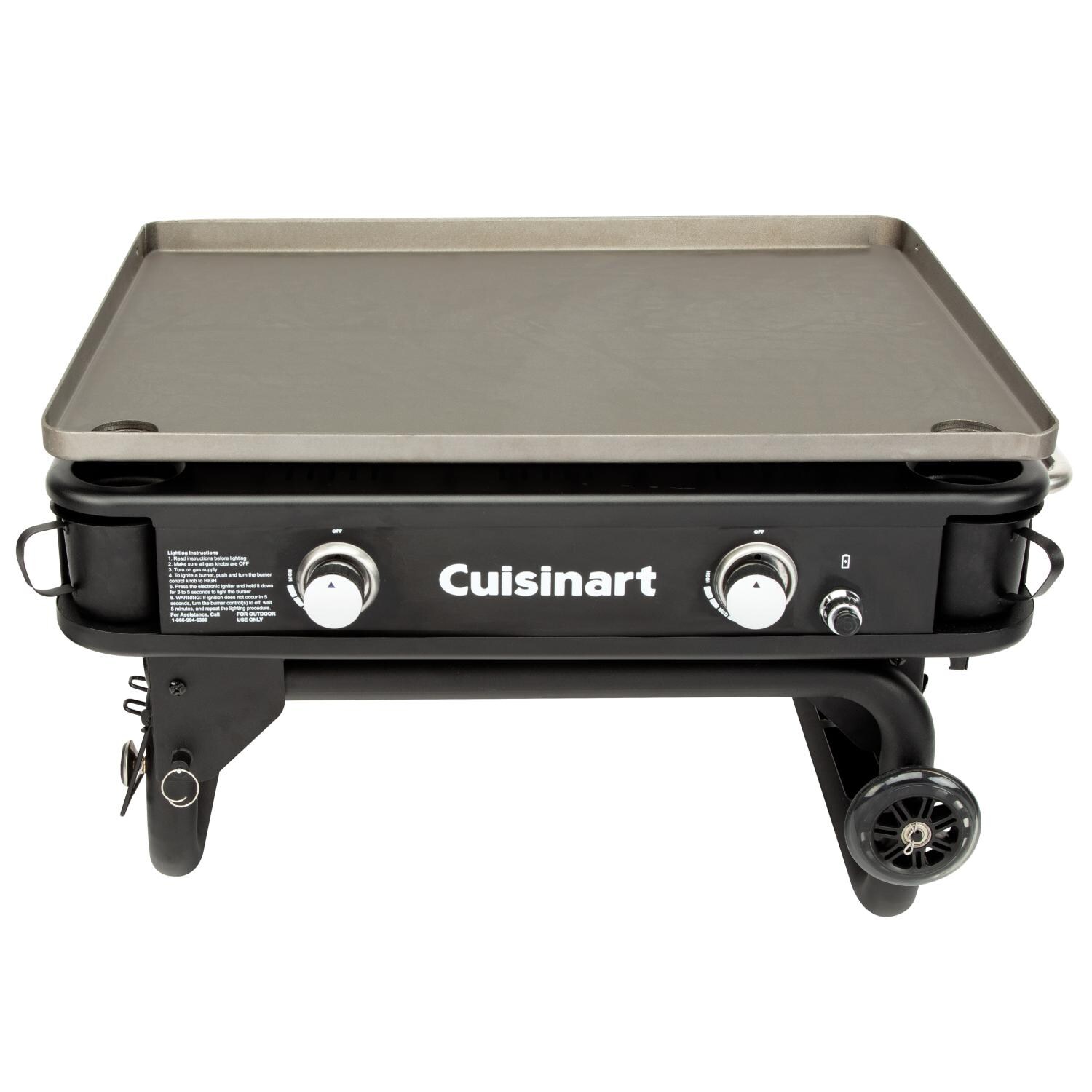 Cuisinart CGG-0028 28-Inch 2-Burner Gas Griddle - Cart Folded thumbnail