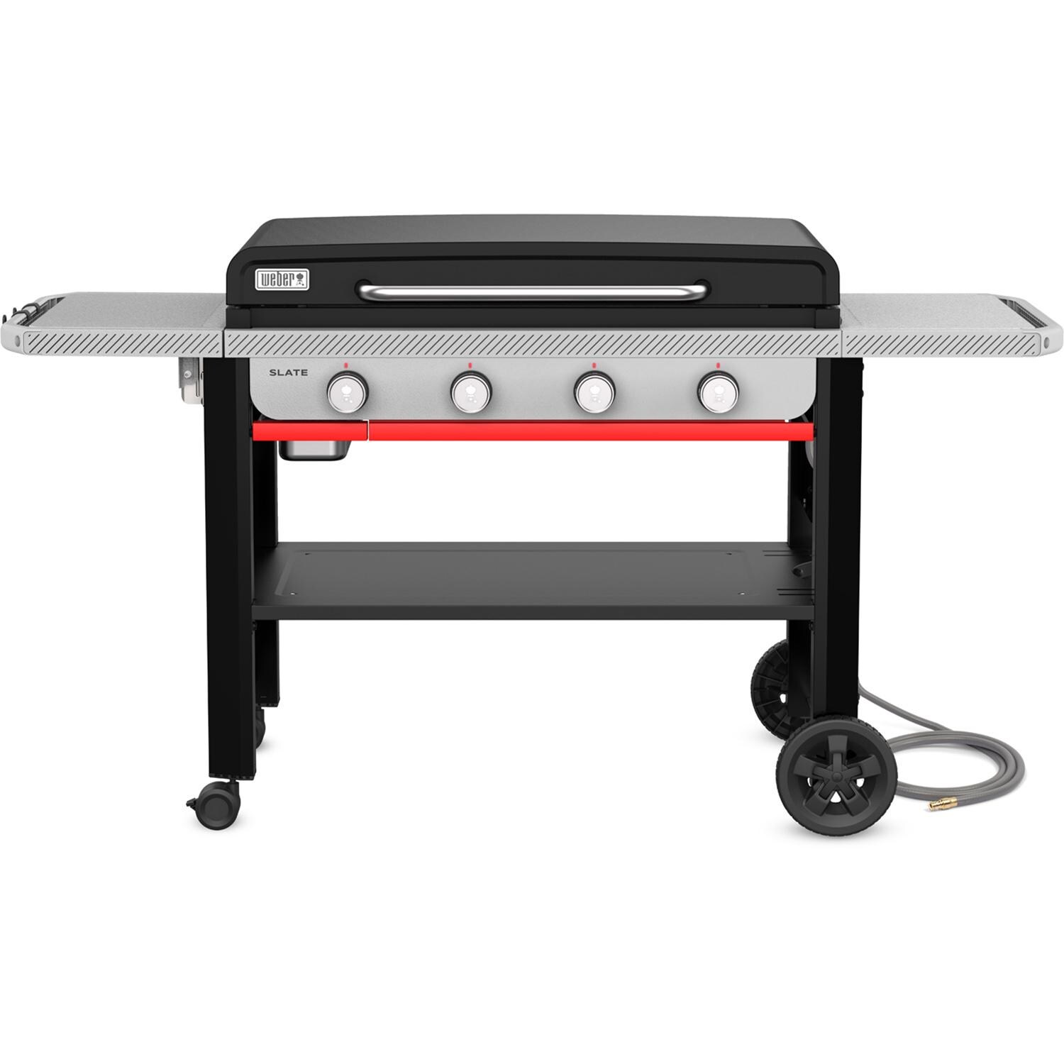 Weber Slate 36-in Rust-Resistant Natural Gas Griddle - Black - 1502035 - Front Closed - White Background thumbnail
