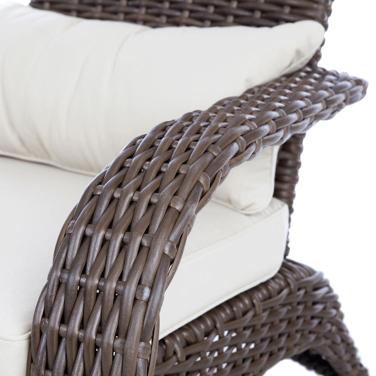 Regina Bay 5 Pc Outdoor Seating Set w/ Patio Heater by Ultimate Patio - Arm - Detail thumbnail