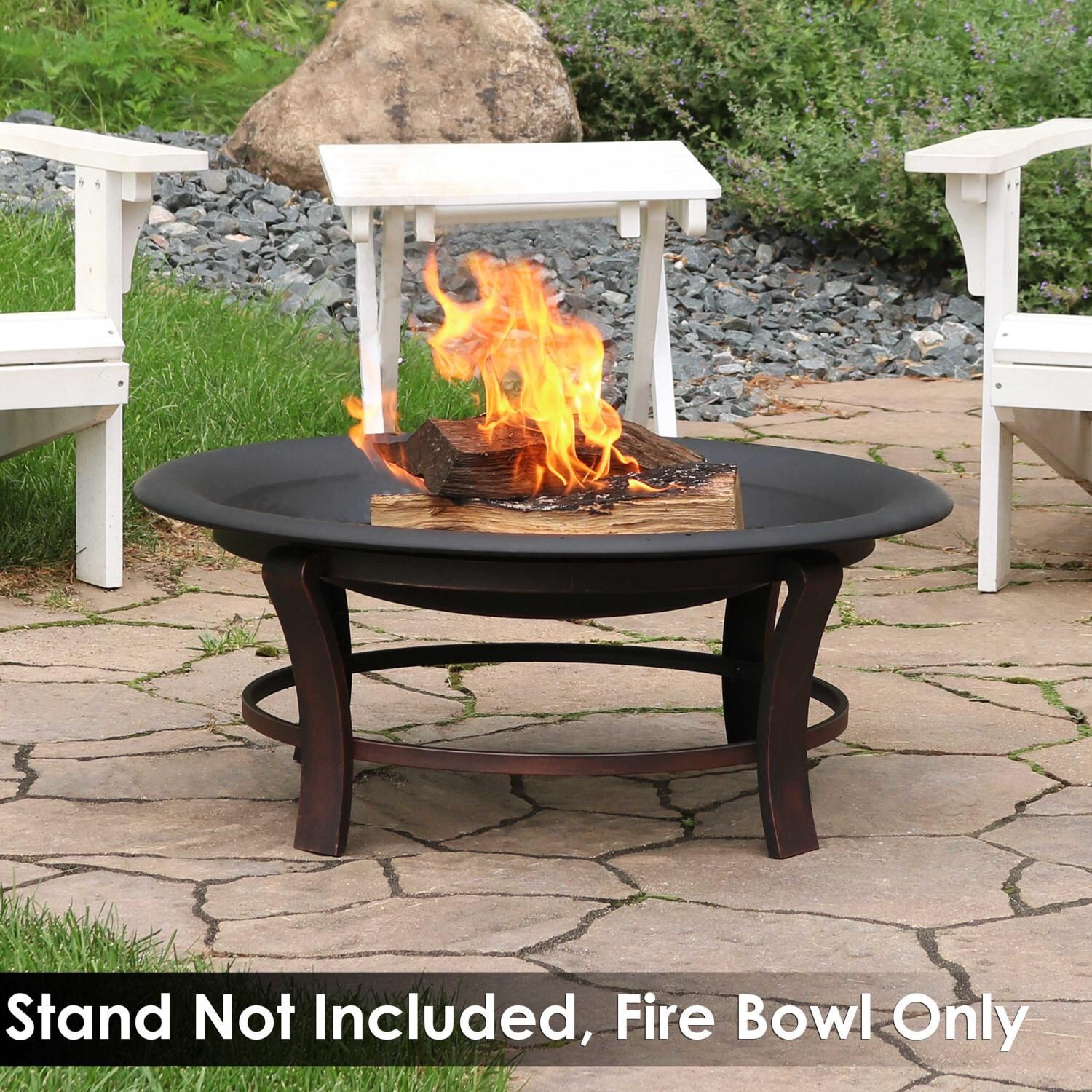 Ultimate Patio 23-Inch Replacement Steel Wood Burning Fire Pit Bowl thumbnail