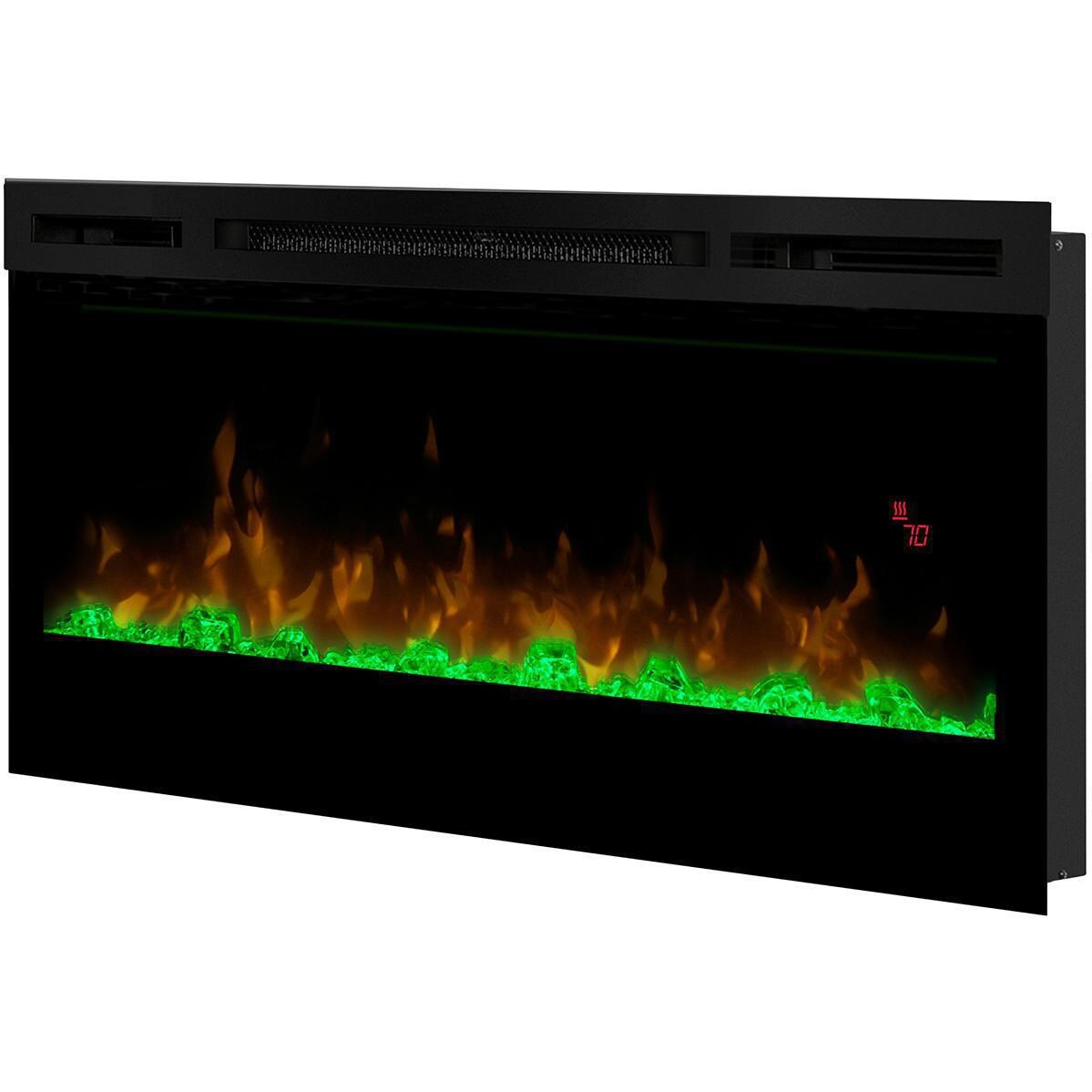 Dimplex - BLF3451 - Prism 34-Inch Built-In Electric Firebox - Acrylic Ice Embers - Green Lighting Option thumbnail