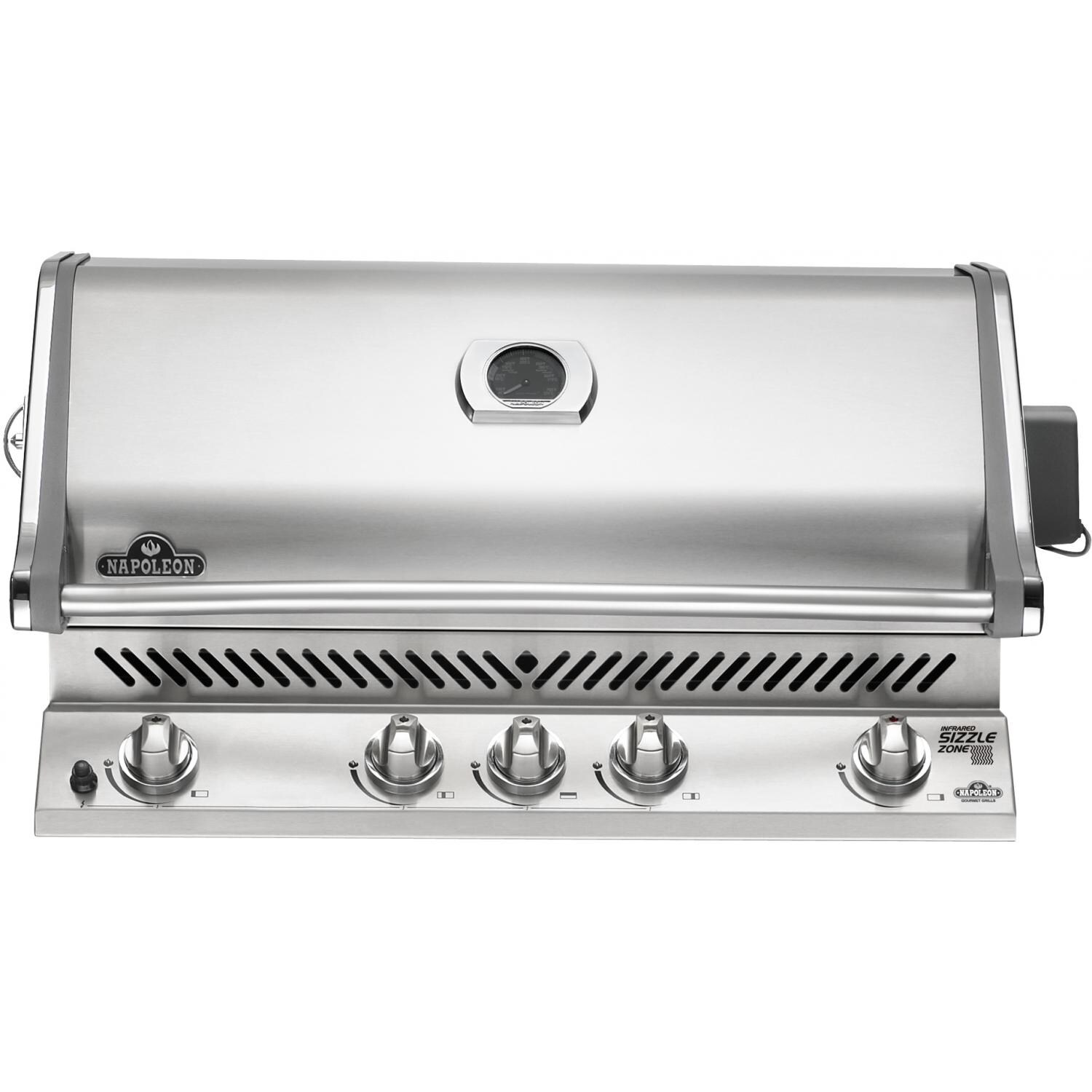 Napoleon Prestige Pro 600 Propane Gas BuiltIn BBQ Grill With Rear