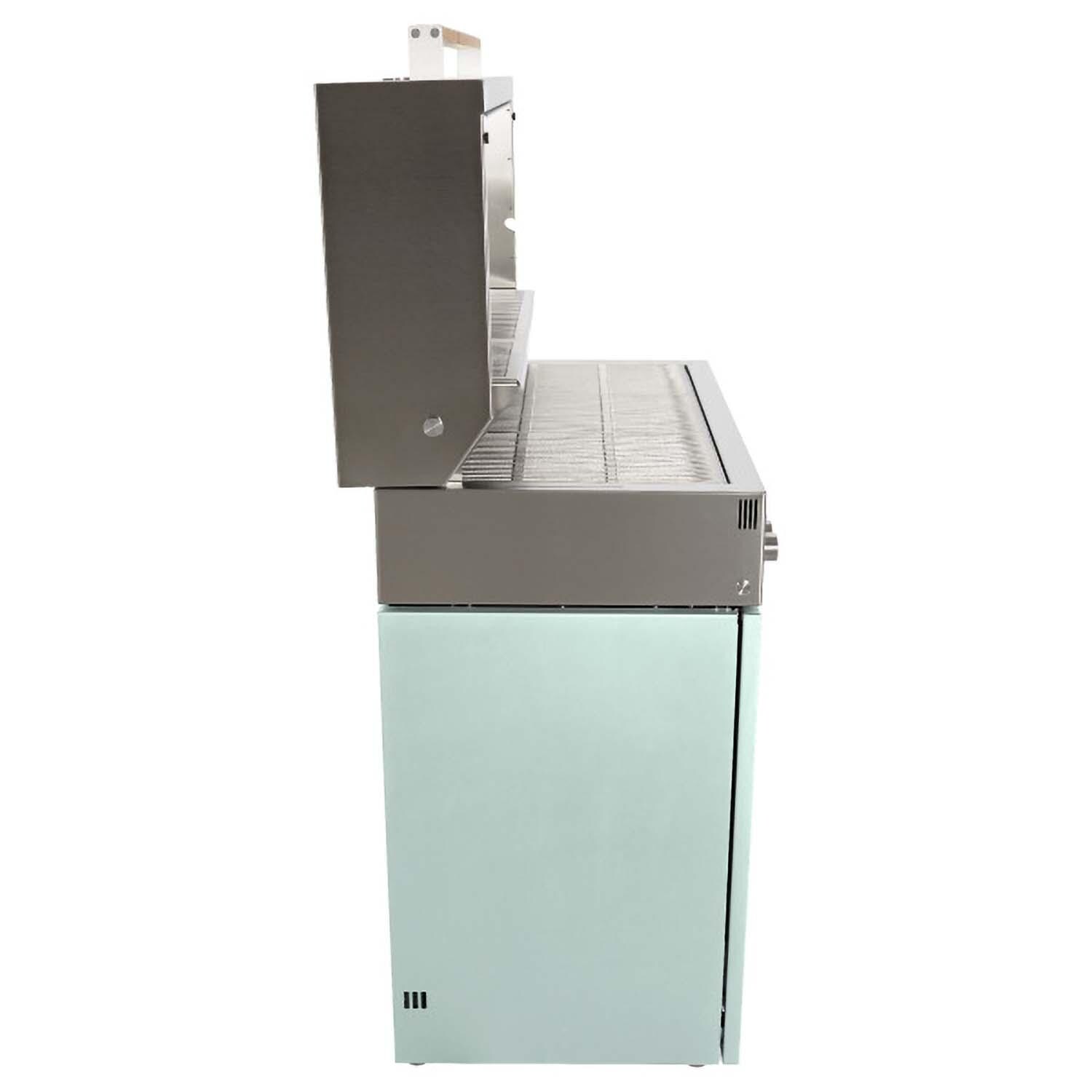 Flammkraft 1030977 Model D Natural Gas Grill - Pool - Side - White Background thumbnail