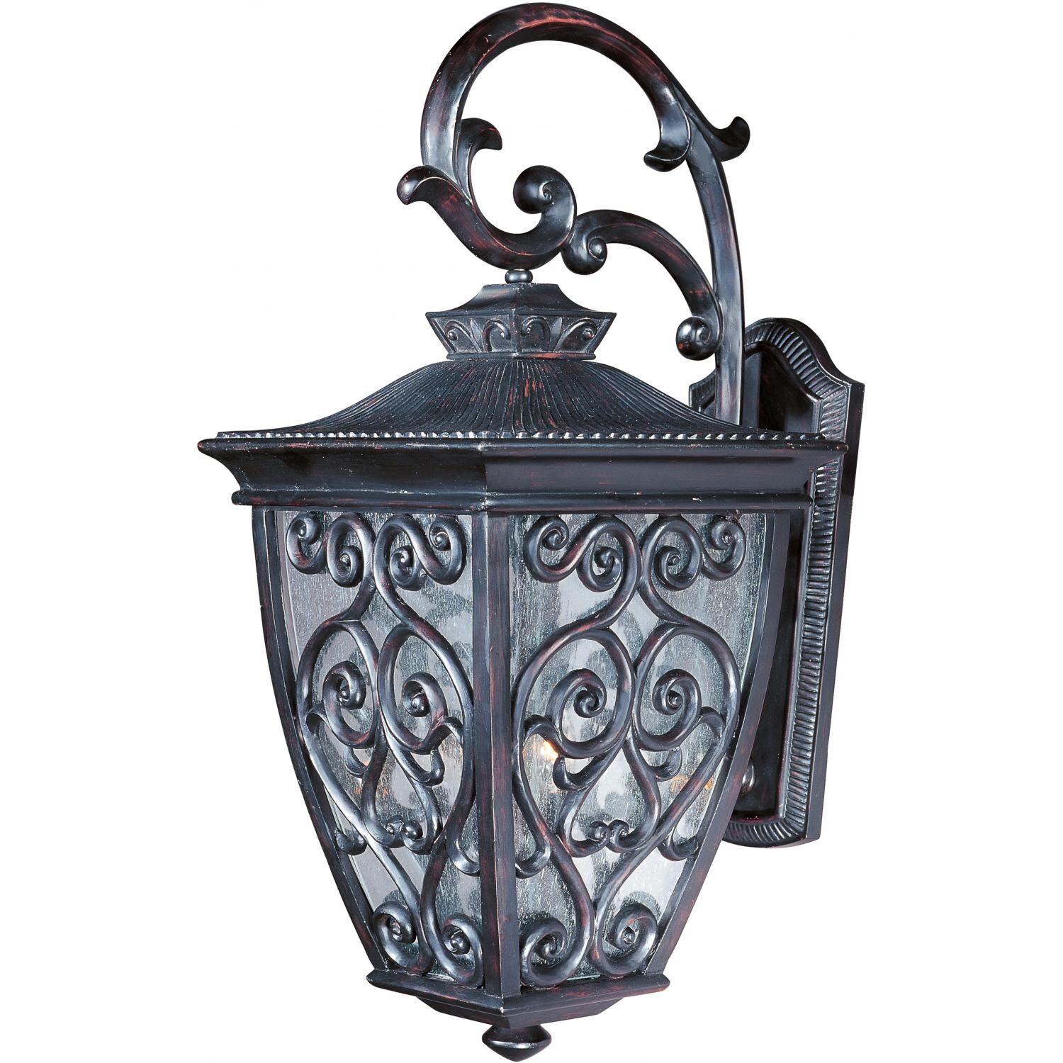 Maxim Newbury VX 40124CDOB 60W 23-Inch Three Light Outdoor Wall Light - Oriental Bronze thumbnail