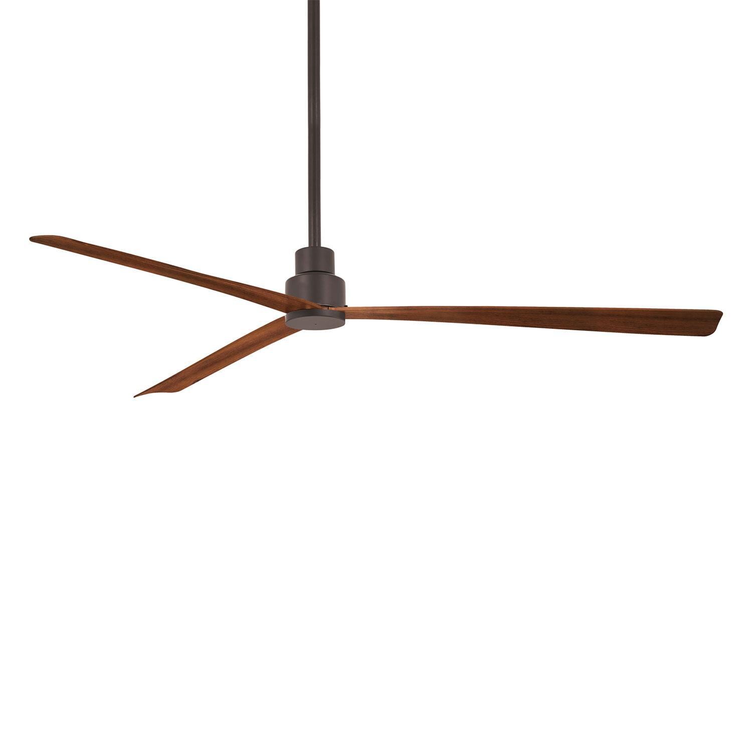 Minka-Aire Simple 65-Inch 3 Blade Entergy Star Outdoor Fan in Oil Rubbed Bronze with Remote Control - F789-ORB
