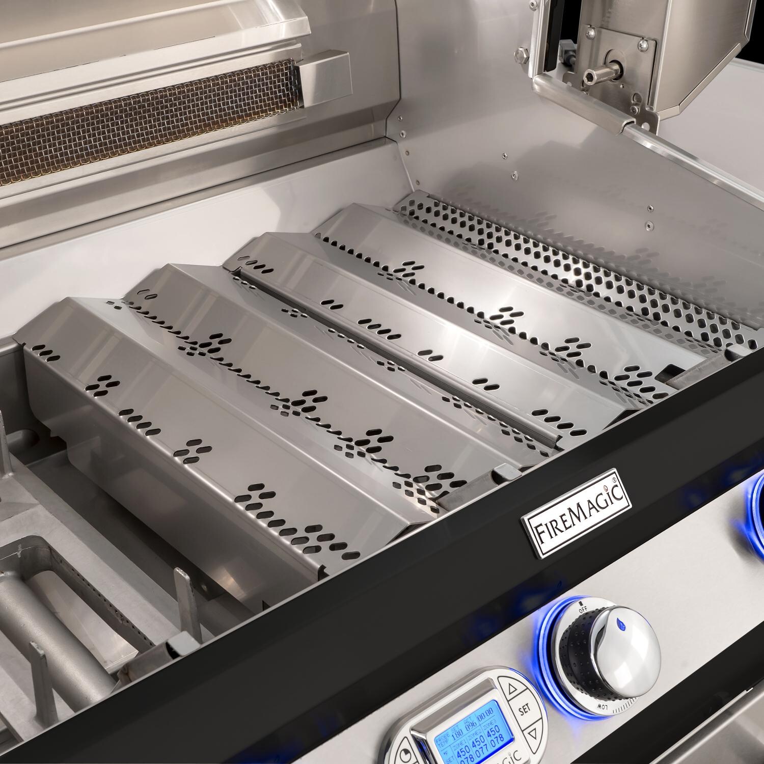 Fire Magic - H790I-8E1N-W - Echelon Black Diamond 36-Inch Built-In Natural Gas Grill W/ Magic View Window & Rotisserie - Flavor Grids W/ Heat Zone Separators thumbnail