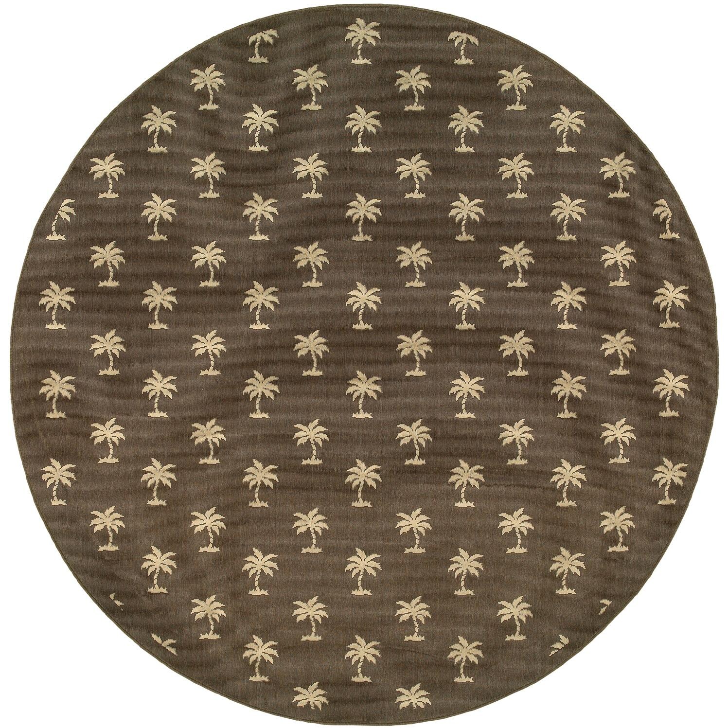 Tommy Bahama Seaside 7.10 Ft. Round Indoor/Outdoor Rug By Oriental Weavers - 7126N