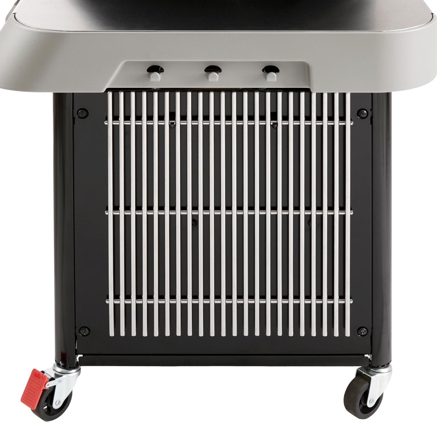 Weber GENESIS 37413301 SP-E-335 Special Edition Natural Gas Grill with Sear Burner & Side Burner - Black - Cooking Grate Storage
