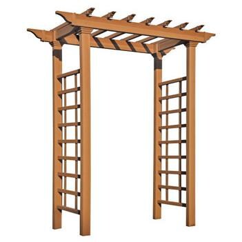 Carolina 7.5-Ft. Composite Arbor - Full View thumbnail