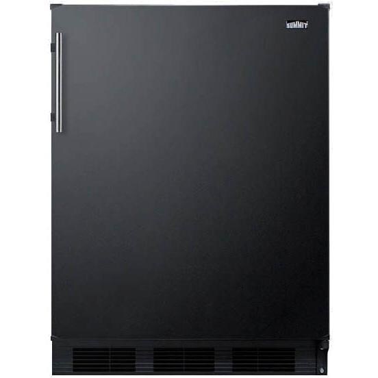 Summit 5.5 Cu. Ft. Built-In / Freestanding Compact Refrigerator - Black - FF63BBI thumbnail