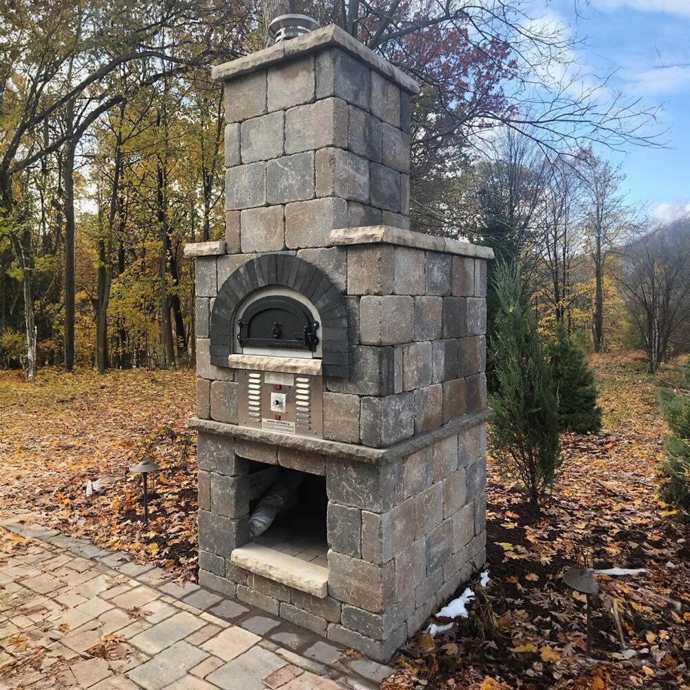 Chicago Brick Oven CBO-750 Hybrid DIY Kit Commercial 6 Pc Pizza Oven - Natural Gas - CBO-O-KIT-750-HYB-NG-C-3K