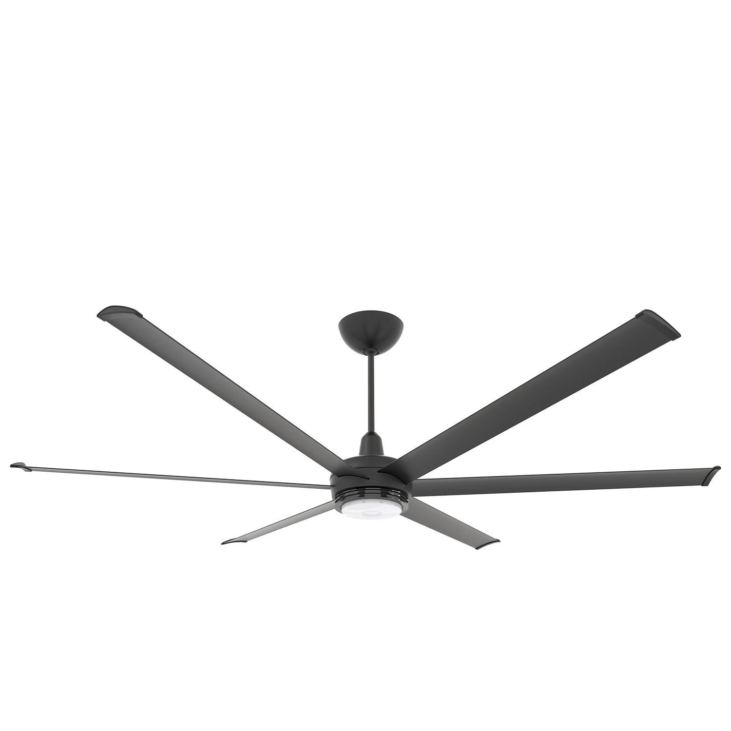 Big Ass Fans MK-ES62-072306A786I07 84-Inch es6 Ceiling Fan Kit Universal Mount W/ 7-Inch Ext Tube Black - W/ Light (Sold Seperately) thumbnail