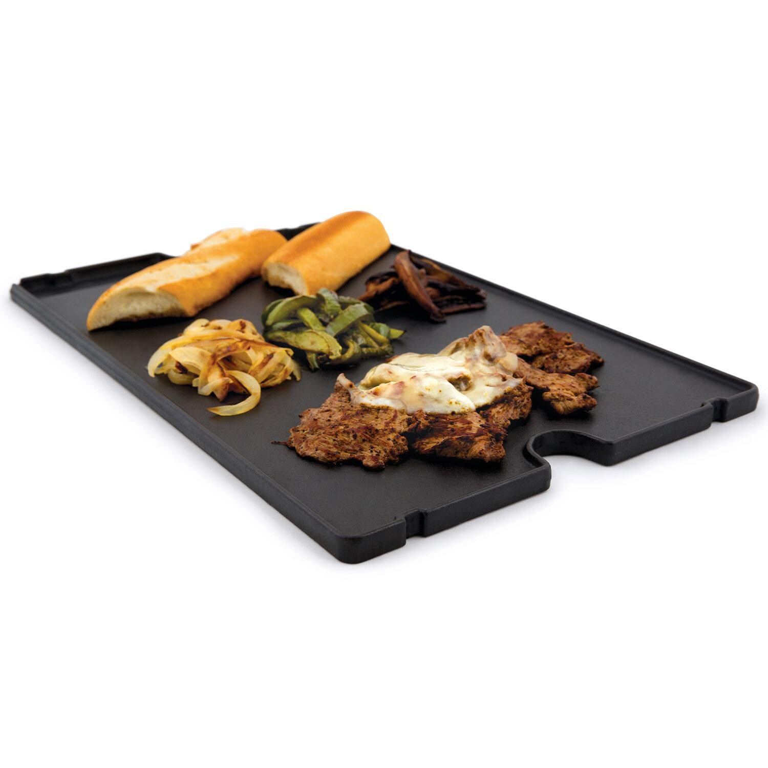 Broil King Exact Fit Cast Iron Griddle for Regal & Imperial Series - Food - White Background thumbnail