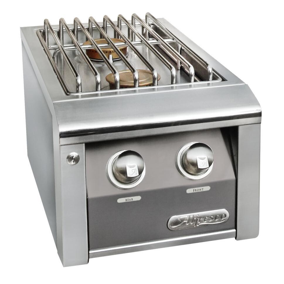 Alfresco Grills AXESB-2-NG-S7004 Alfresco Natural Gas Double Side Burner For Built-In Grills in Signal Gray thumbnail