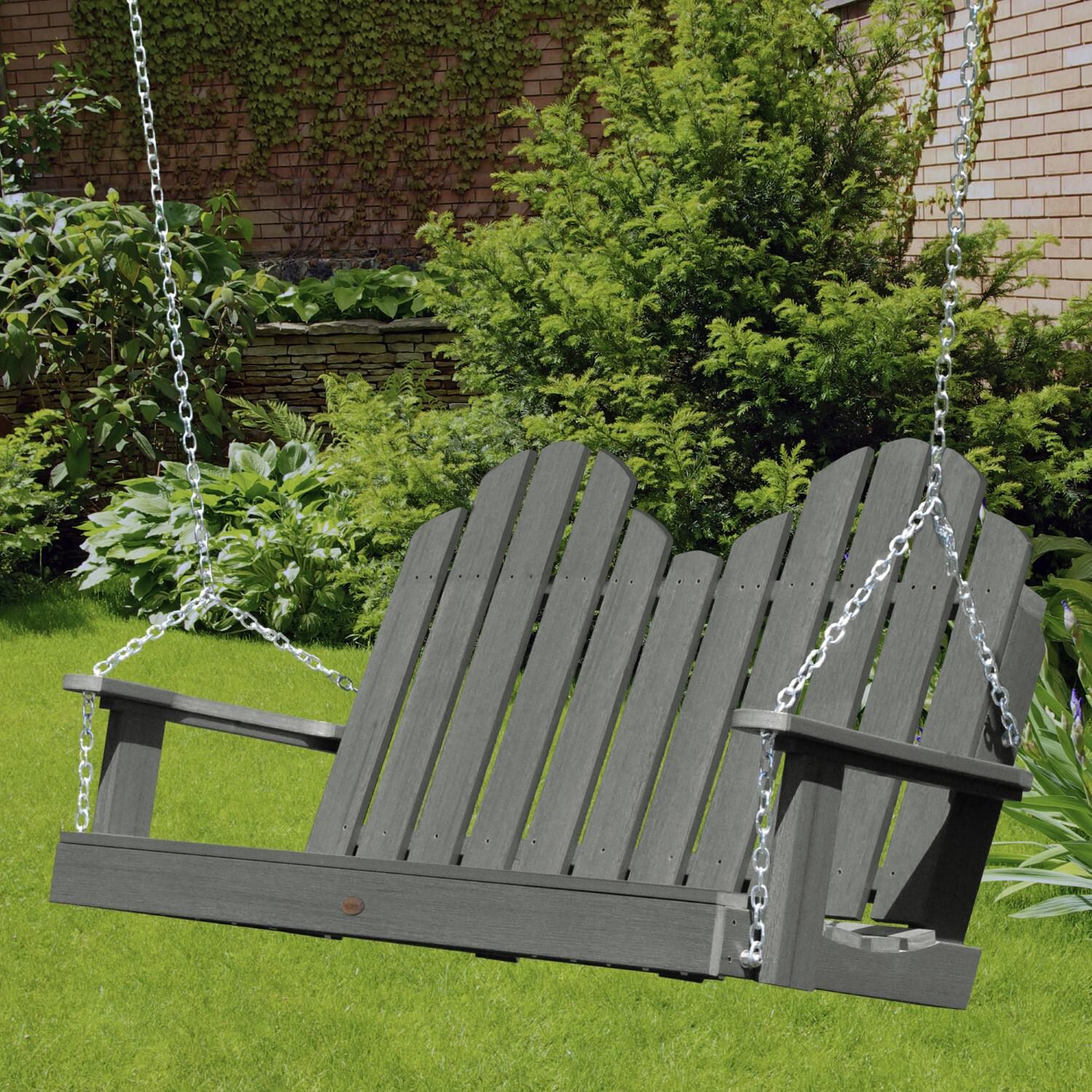 Lakeview Paradise Key 4-Foot Porch Swing - Coastal Teak thumbnail