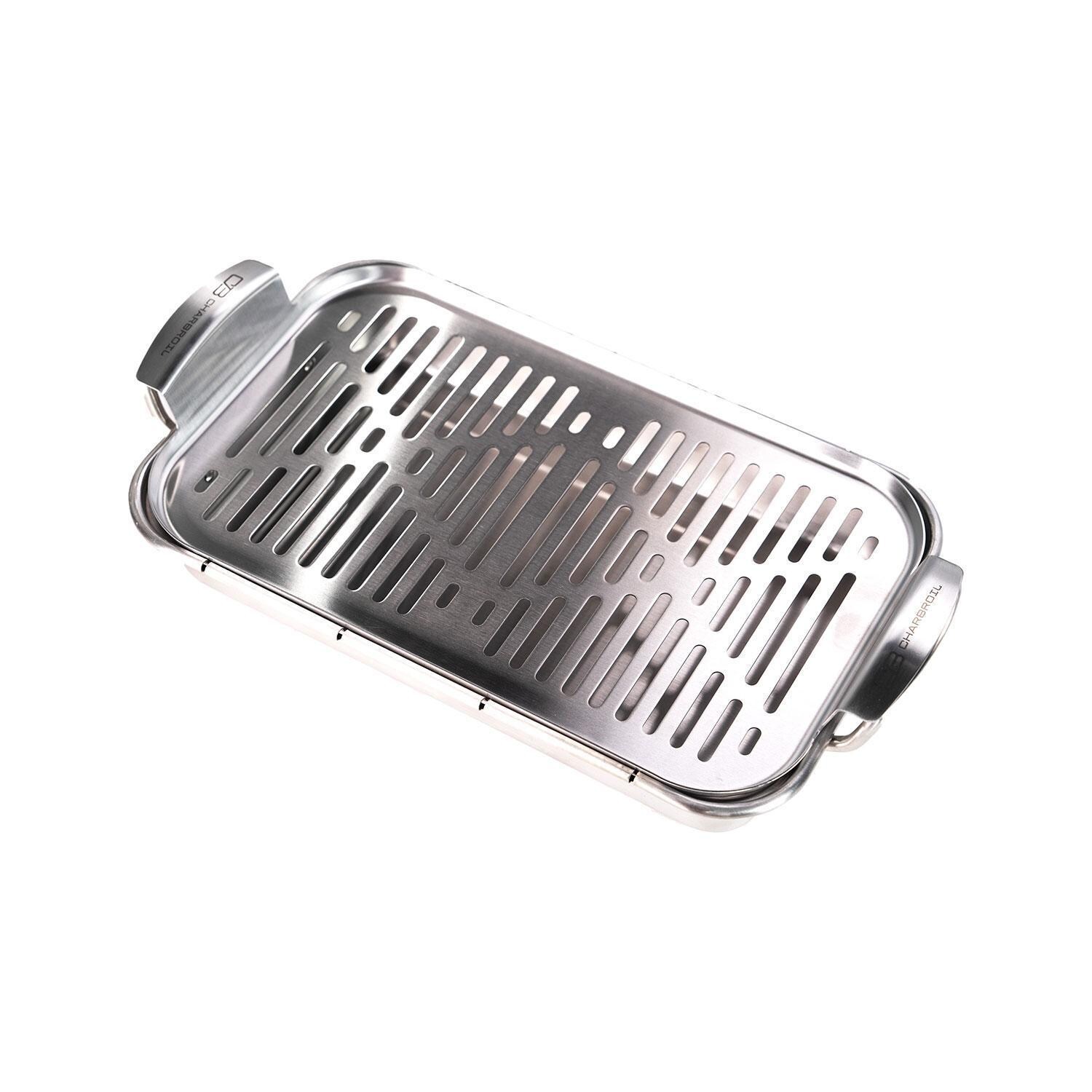 Charbroil CB1250114P6 Grill+ Topper - Tray Attached (Not Included) - White Background thumbnail