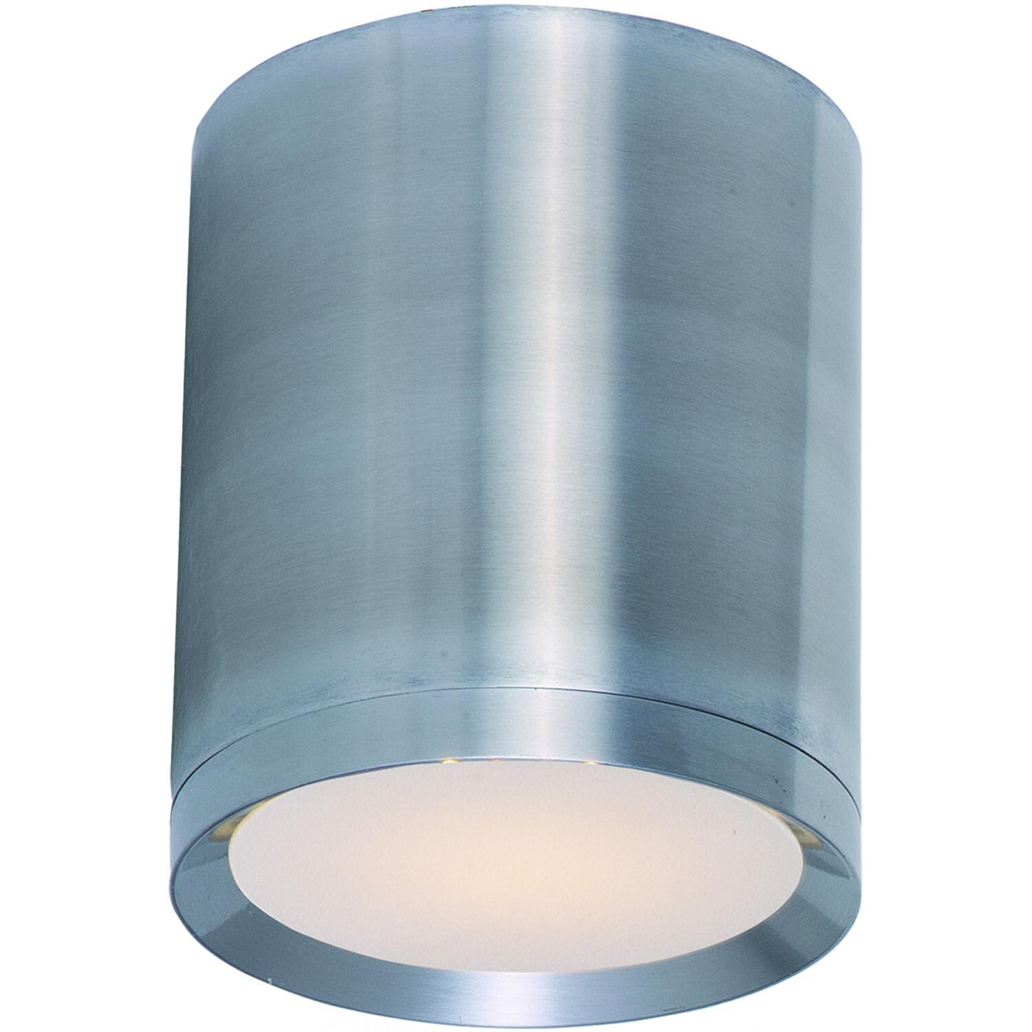 Maxim Lightray LED 86104AL 15W 6-Inch One Light LED Outdoor Ceiling Light - Brushed Aluminum thumbnail