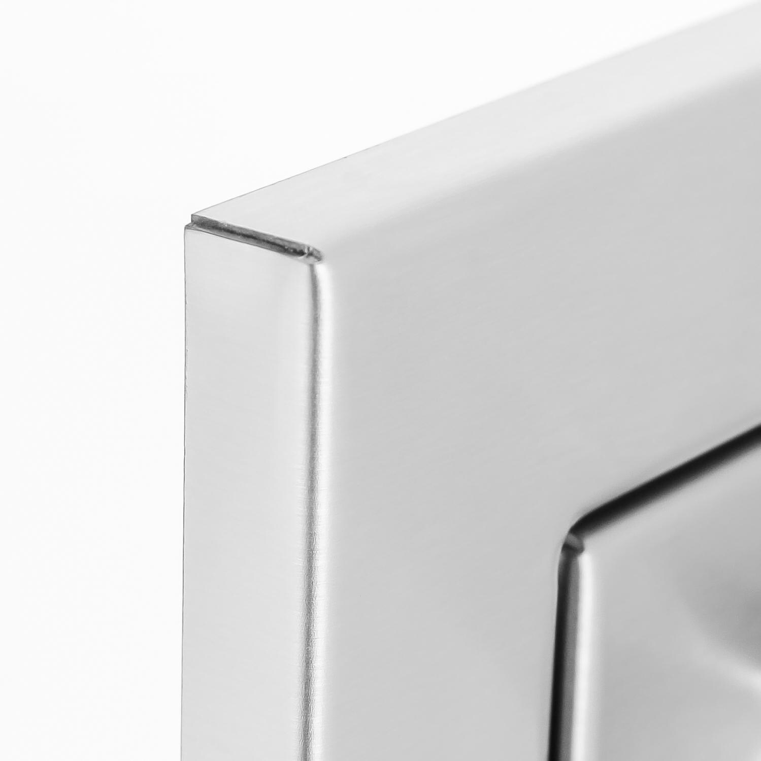 BBQGuys.com Sonoma Series 27-Inch Stainless Steel Double Access Door - Front Corner Detail thumbnail