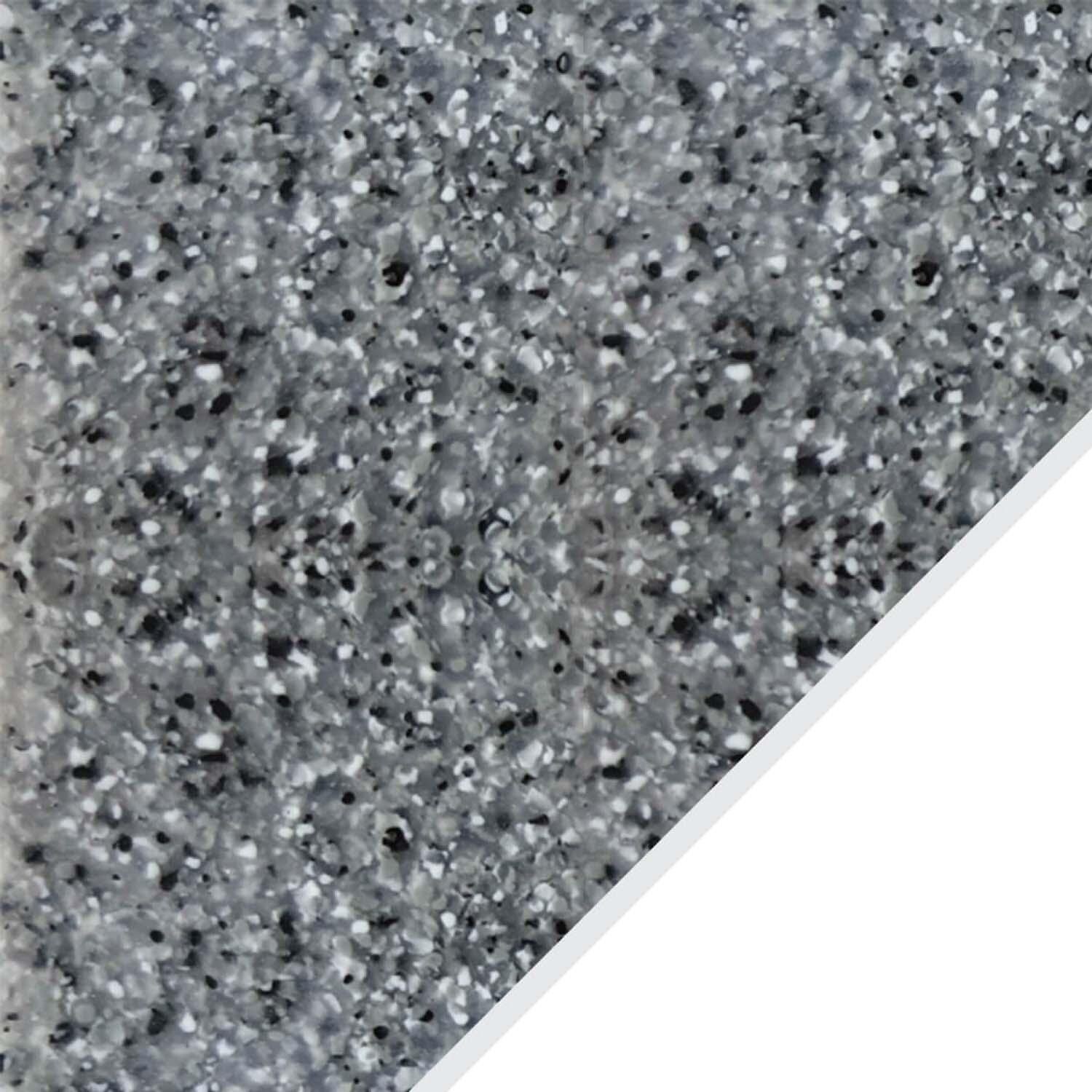 Ledge Lounger Autograph Chaise Lounge (Set of 2) W/Side Table - Granite Grey W/White Lid & Aruba Pillow - Color Swatch thumbnail