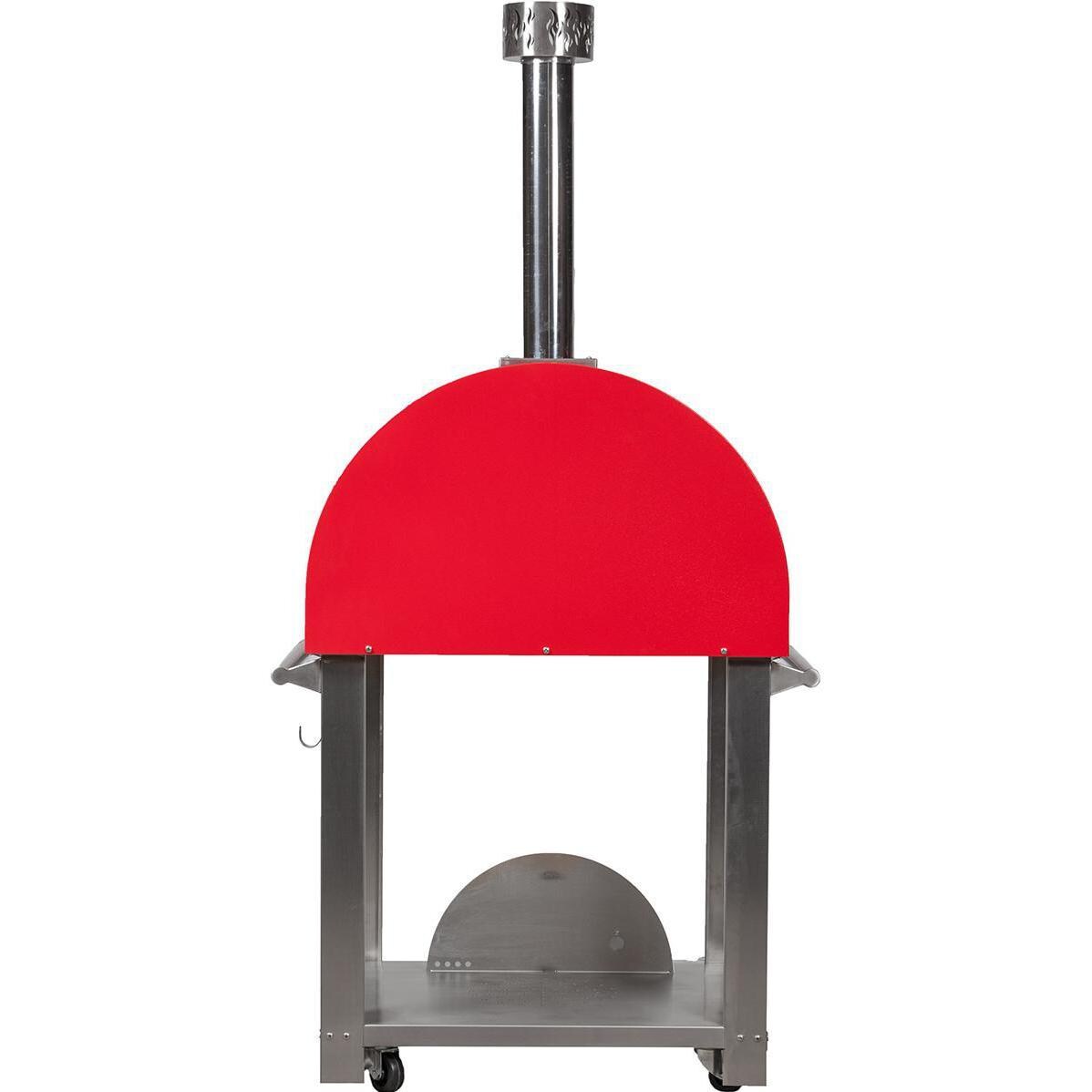 Bella Medio 28-Inch Pizza Oven On Cart - Rear View thumbnail
