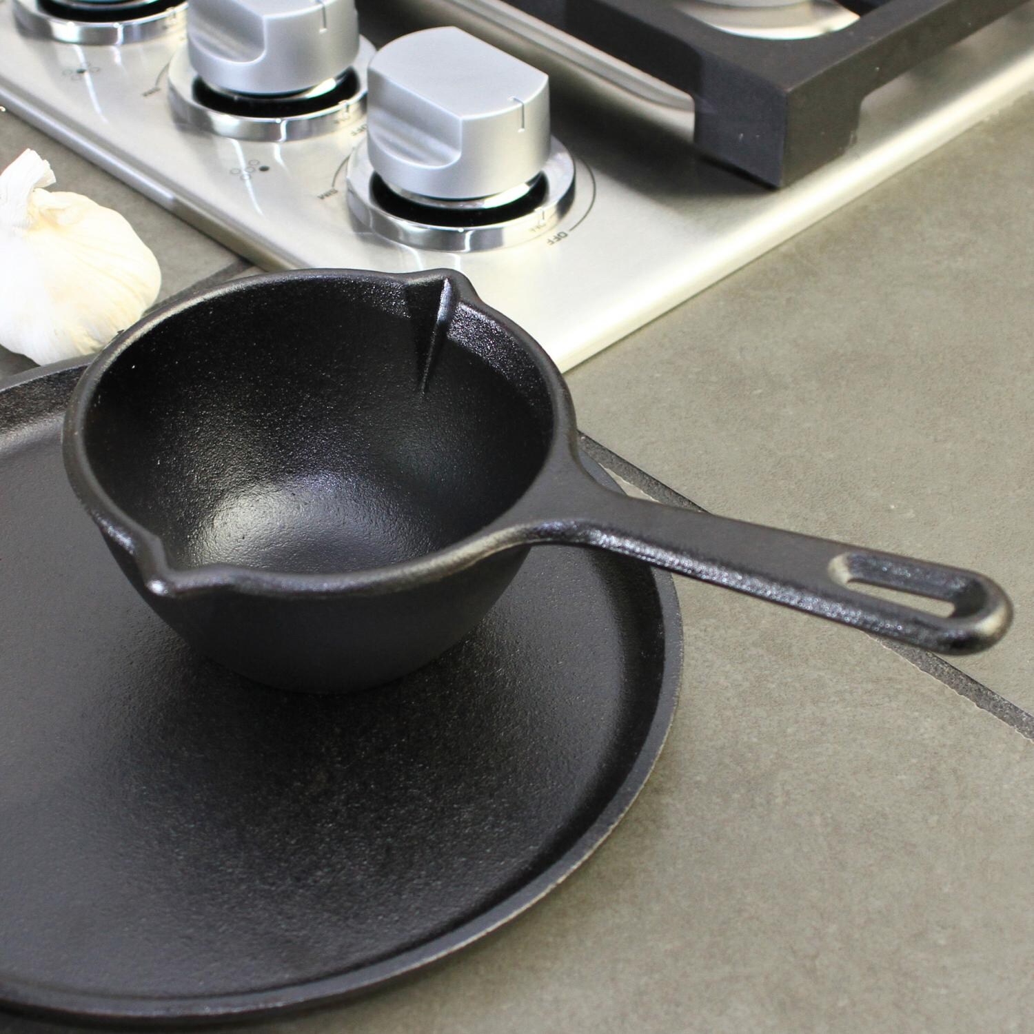 Lodge Pots Seasoned Cast Iron Melting Pot - Lifestyle View thumbnail