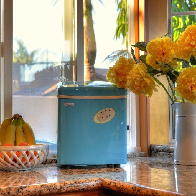 NewAir Portable 28 Lb. Capacity Ice Maker - Blue - AI-100CB - In Kitchen thumbnail