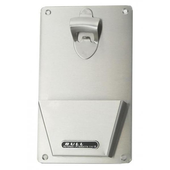 Bull 6-Inch Stainless Steel Bottle Opener With Catch - 66006