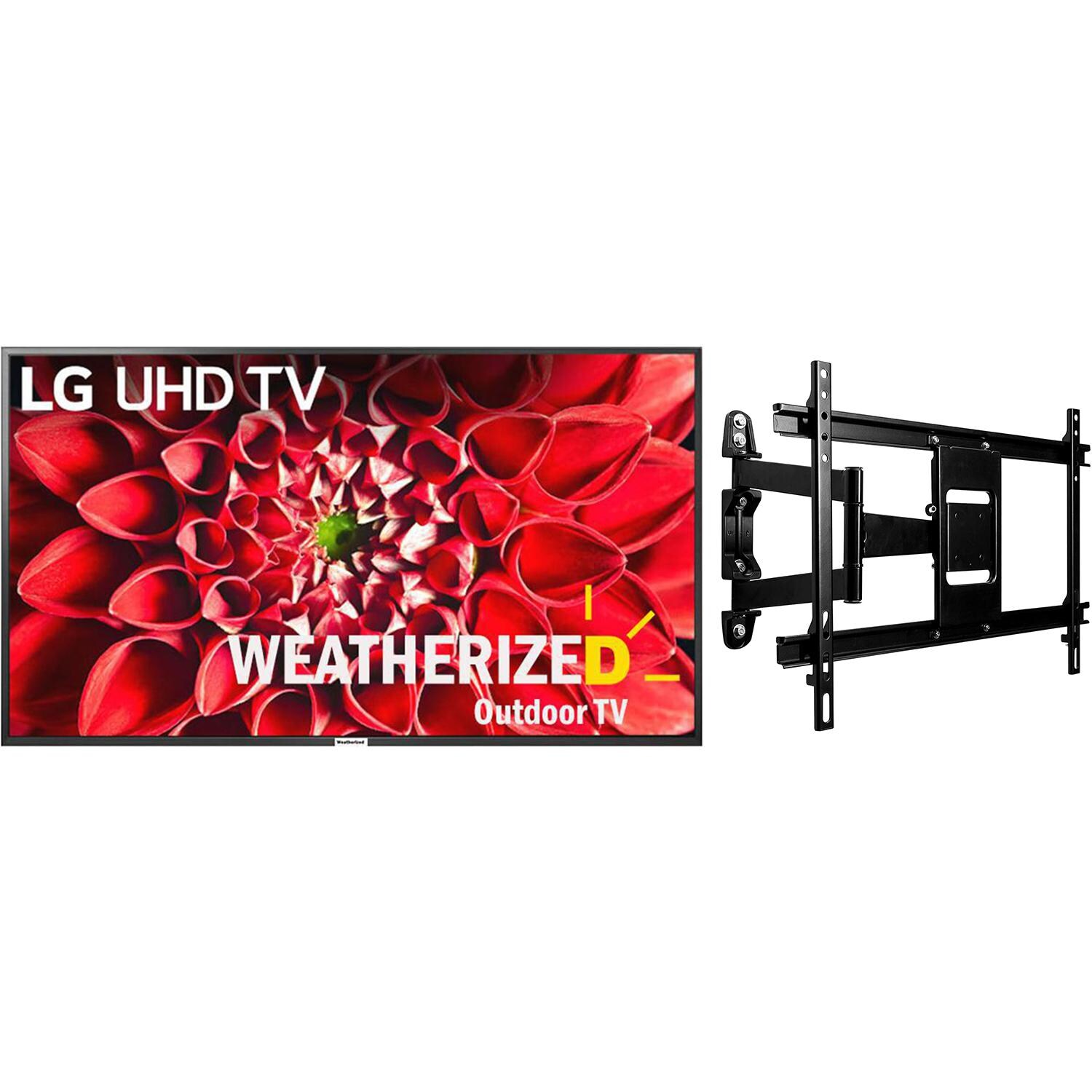 Weatherized TVs Elite Converted LG 7 Series Full Protection 75 Inch 4K LED HDR Outdoor Smart UHDTV W/ Full Motion Mount - 75WTLG-212 image