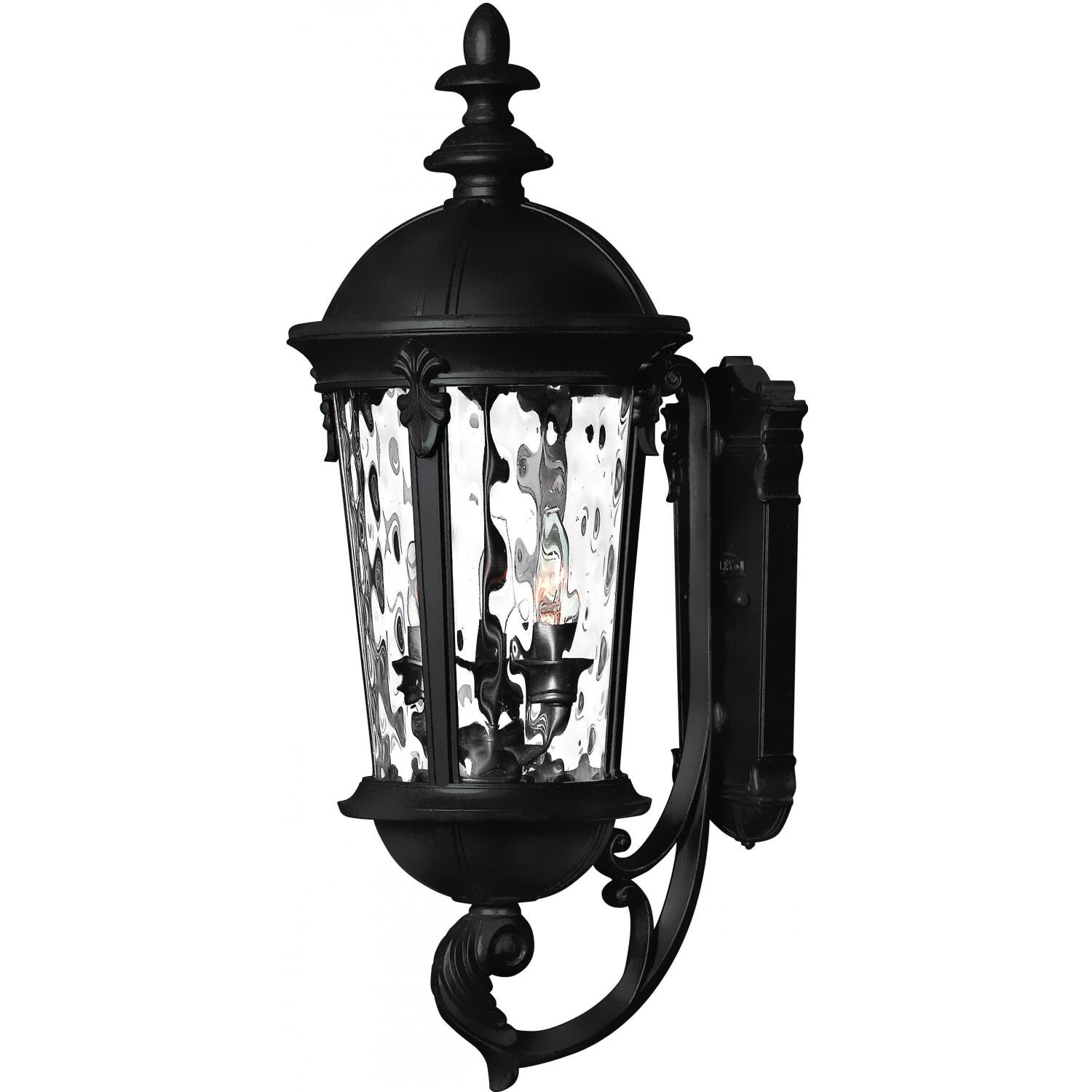 Hinkley Lighting Windsor Three Light 25-Inch Outdoor Wall Light - Black - 1894BK