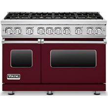 Viking Professional 7 Series 48-Inch 8-Burner Natural Gas Range - Burgundy - VGR7488BBU image