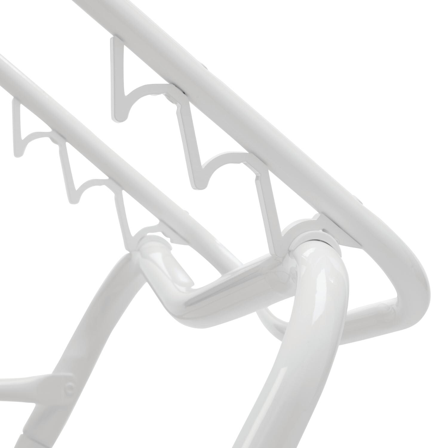 Gardenella Sling Four-Position Lay Flat Stacking Armless Chaise - Foot - Gloss White/Aqua thumbnail