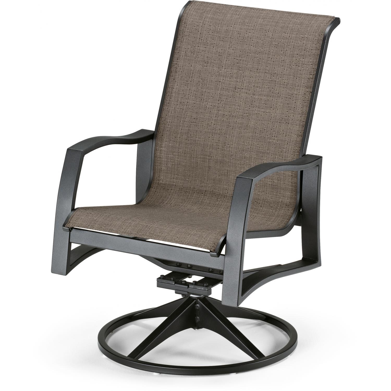 Telescope Casual Momentum Sling Patio Swivel Rocker Dining Arm Chair