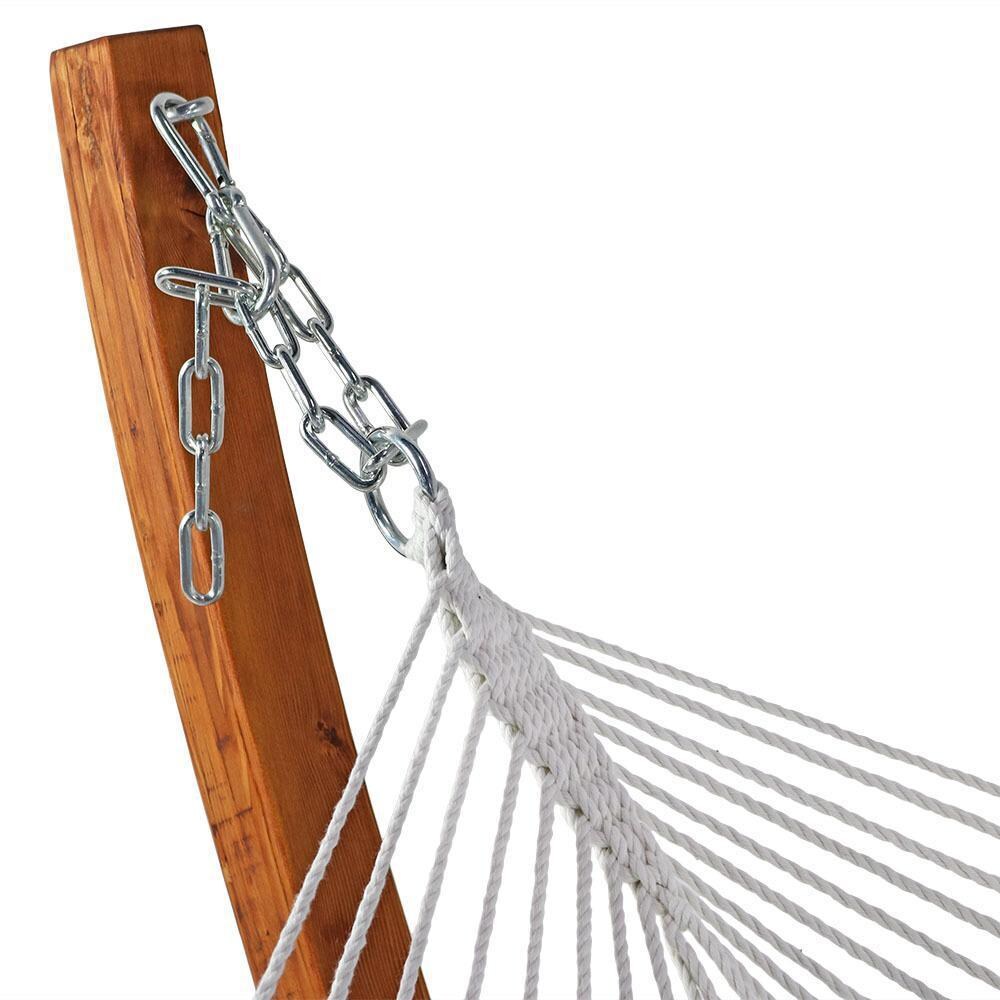 Ultimate Patio 12-Foot Wood Stand - Hook & Chain w/ Hammock thumbnail