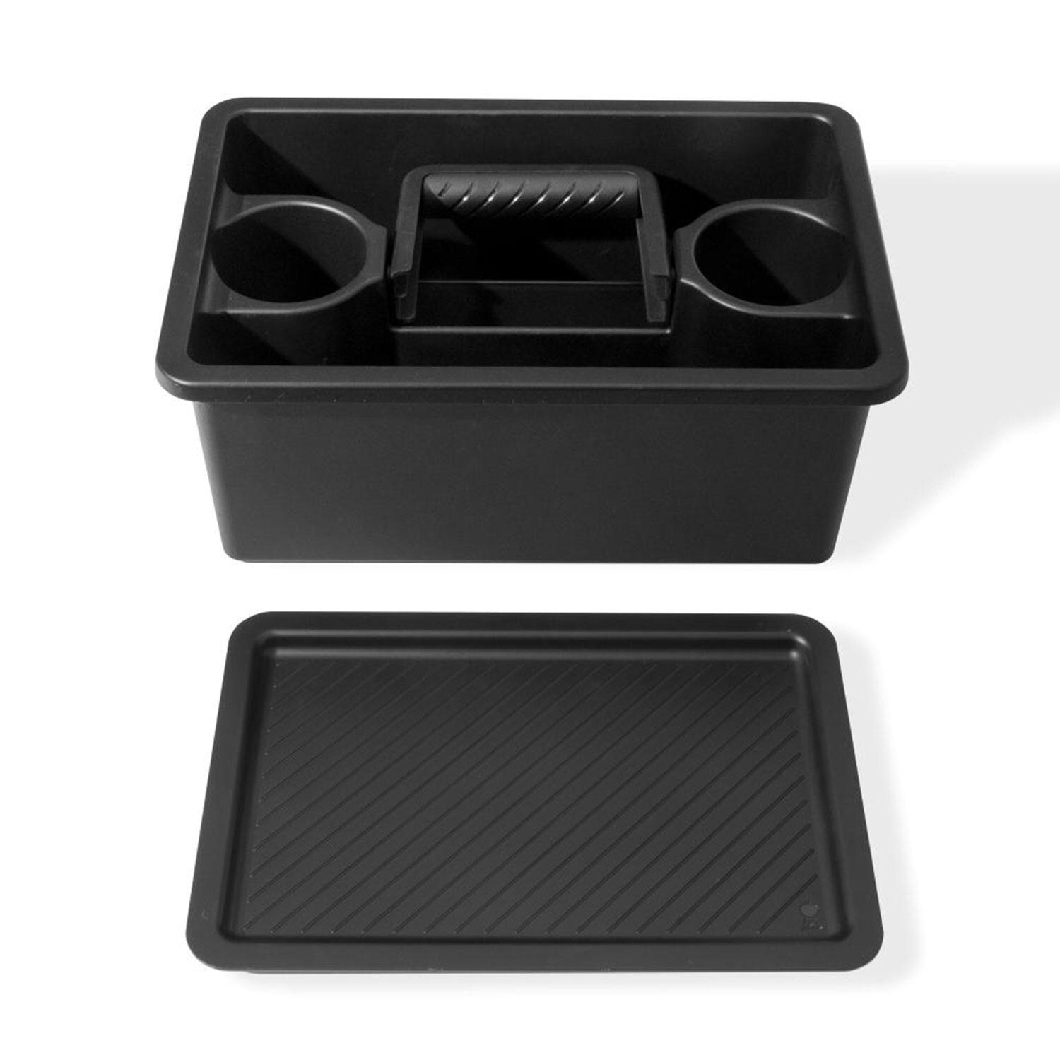 Weber 3400128 Works Caddy with Tray Lid - Front With Lid - White Background thumbnail