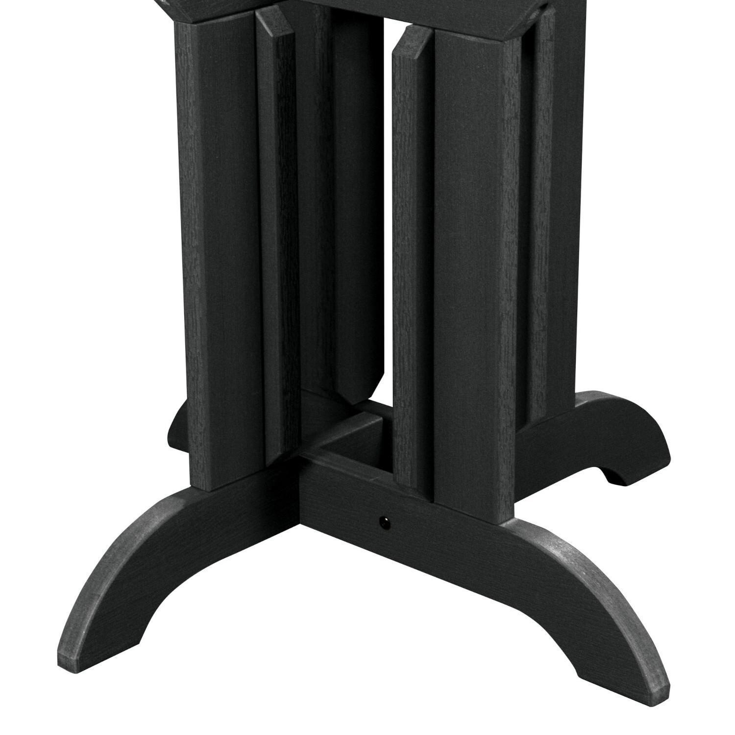 Lakeview Elm Pointe 5 Piece Round Counter Height Dining Set - Black - Table Base - Detail thumbnail