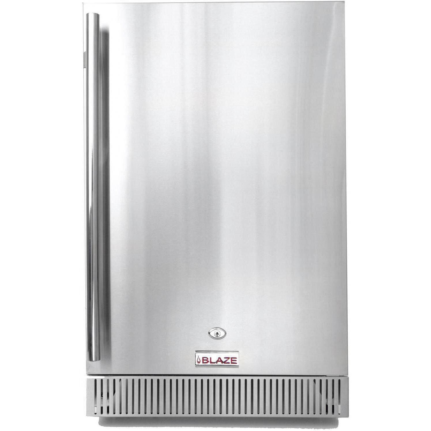 Blaze BLZ-SSRF40D Stainless Steel Outdoor Compact Refrigerator - Front View thumbnail