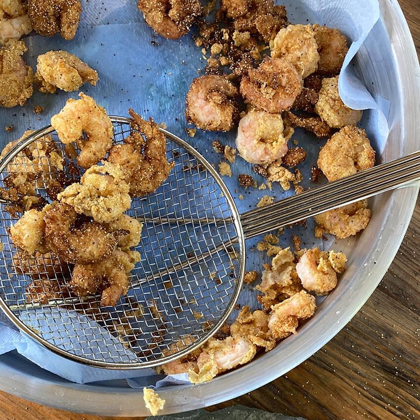 Bayou Classic Cast Iron Fish Fryer With High Pressure Outdoor Stove - B159 - Shrimp Strainer thumbnail