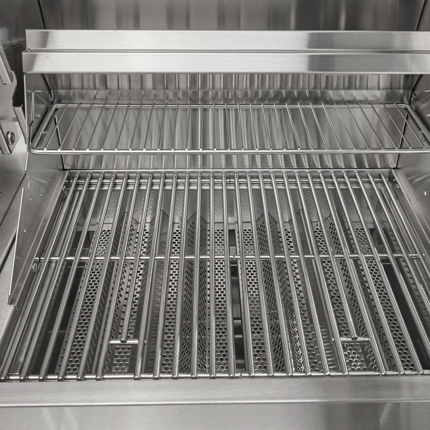 Coyote Outdoor Living Coyote 50 Inch Freestanding Natural Gas / Charcoal Hybrid Grill - Gas Interior - Detail thumbnail