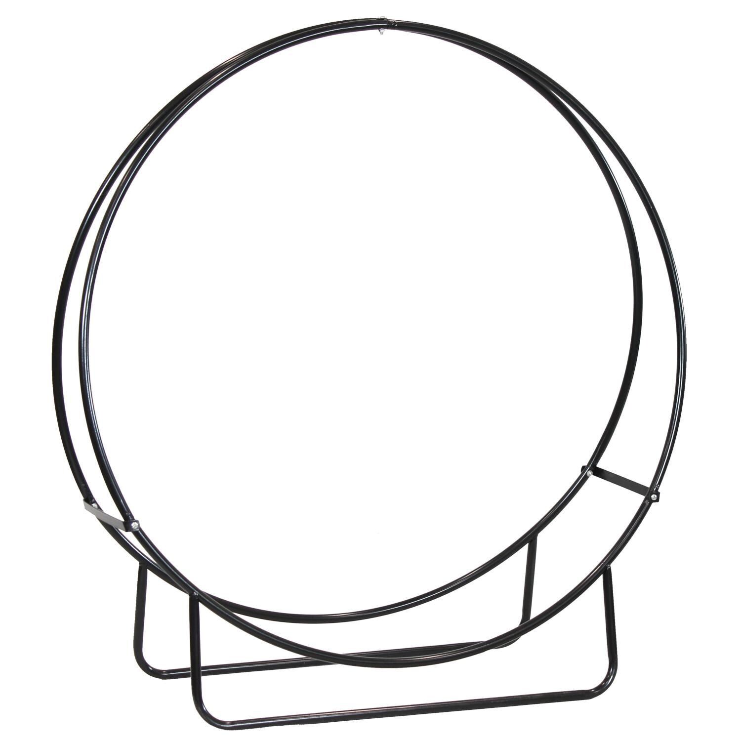 Ultimate Patio Steel Firewood Log Hoop - 48-Inch