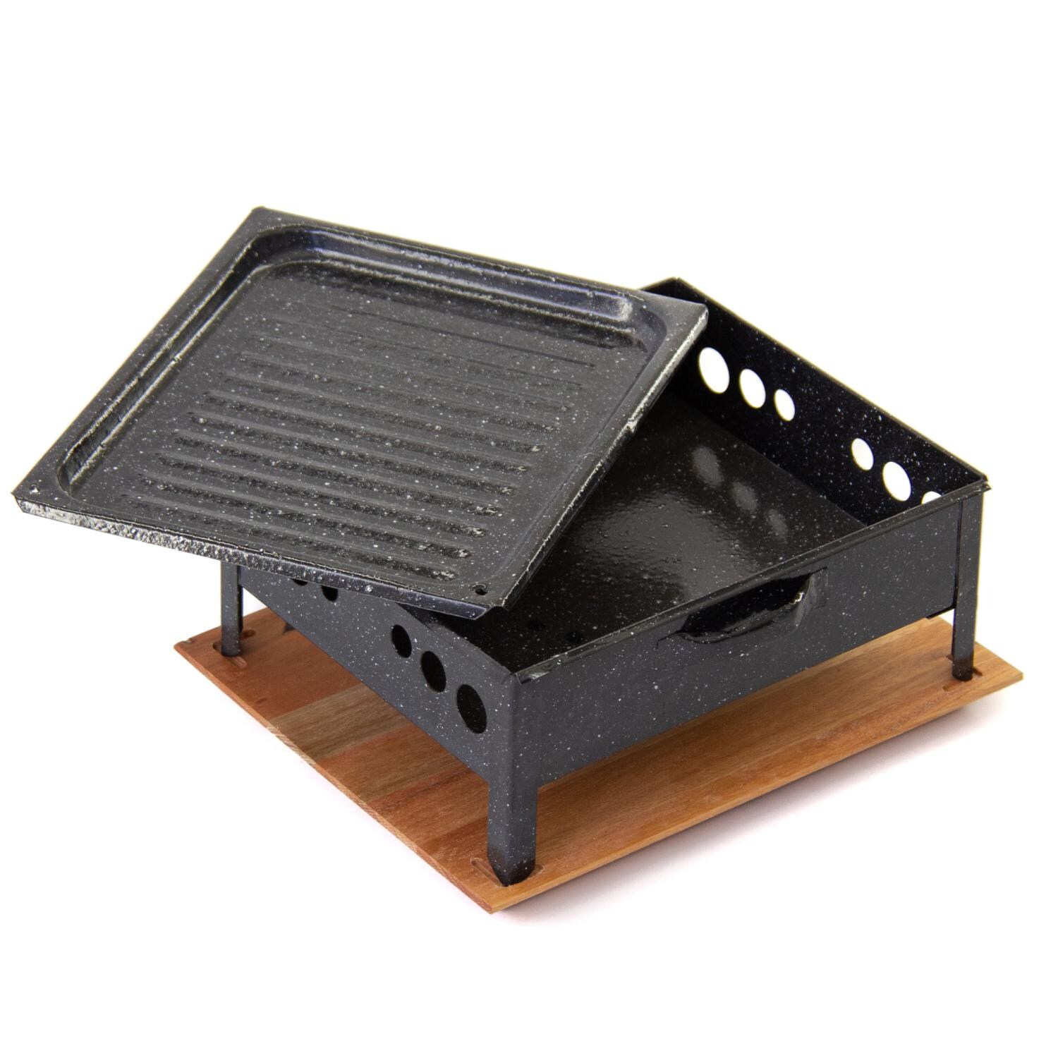 Nuke PILCOMAYO 13-Inch Tabletop Food Warmer - Shown With Lid Open thumbnail