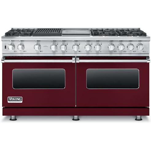 Viking Professional 5 Series 60Inch 6Burner Dual Fuel Natural Gas
