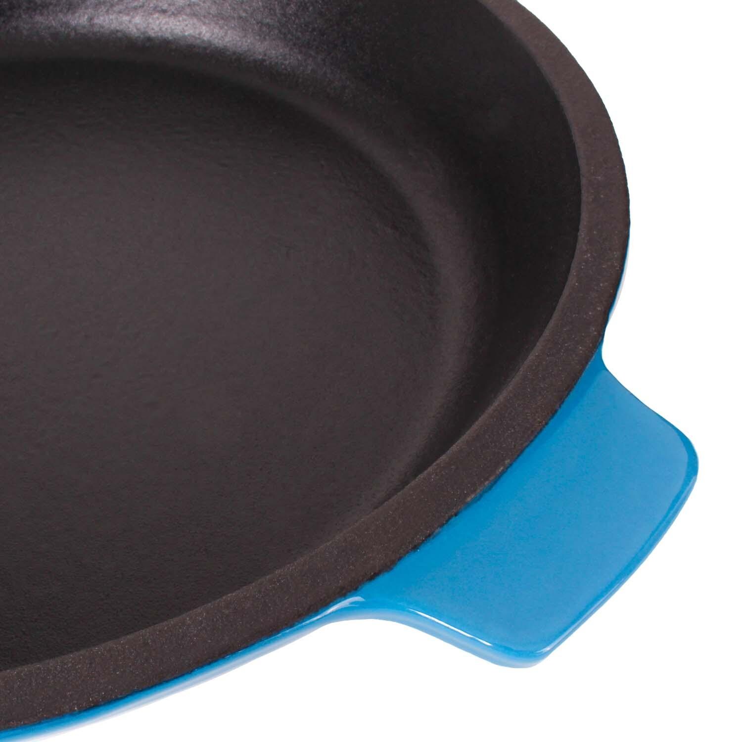 BergHOFF 10-in Neo Cast Iron Fry Pan - Blue - Detail thumbnail