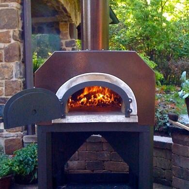 Chicago Brick Oven CBO-750 Outdoor Wood-Fired Pizza Oven - Copper