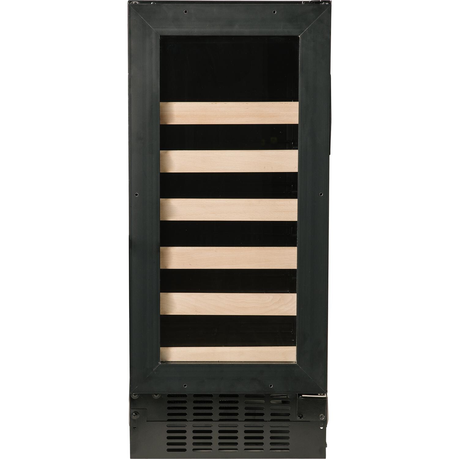 Azure 15-Inch 30 Bottle Wine Cooler - Custom Panel Ready - Front View W/ Vent Panel Extended thumbnail