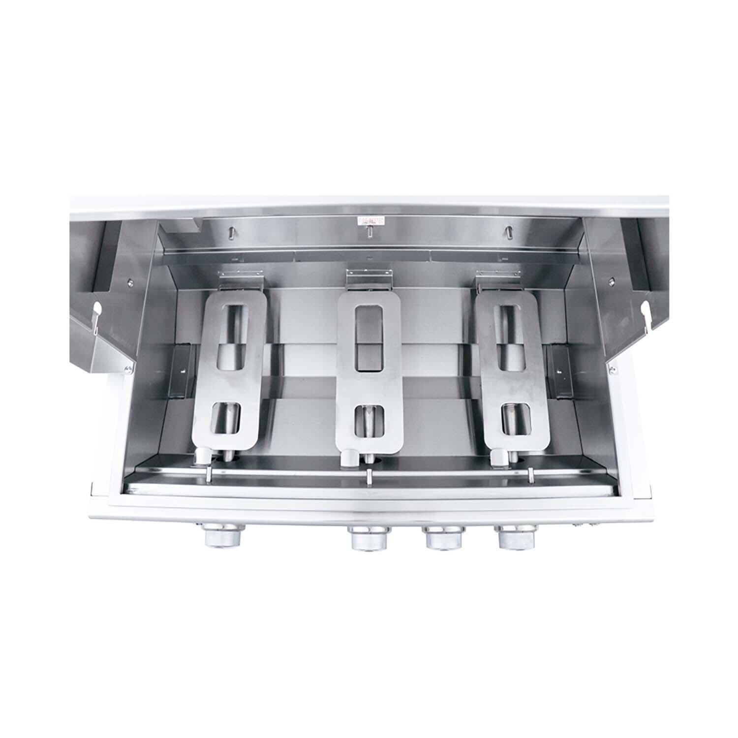 RCS RON30BLP Cutlass Pro 30 Inch Built-In Propane Grill - Burners - Detail thumbnail