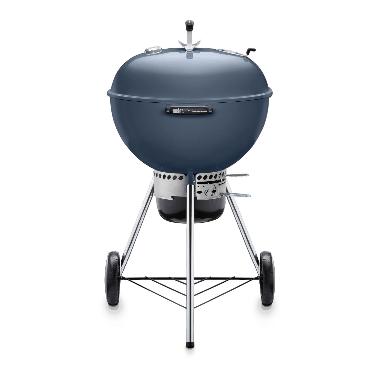 Weber 14513601 22-Inch Slate Blue Charcoal Grill - Front View thumbnail