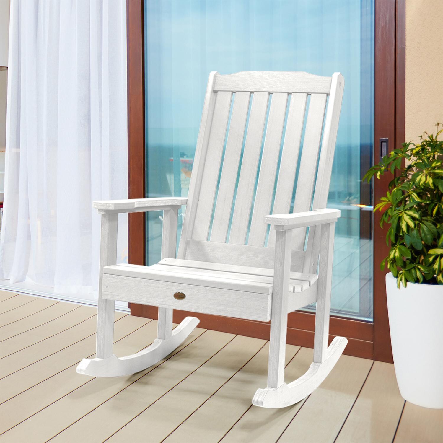 Highwood USA Lehigh Rocking Chair - White image
